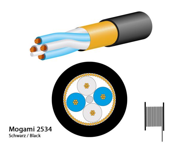 Mogami 2534 Mikrofonkabel, Neglex Quad, Ø 6,0 mm