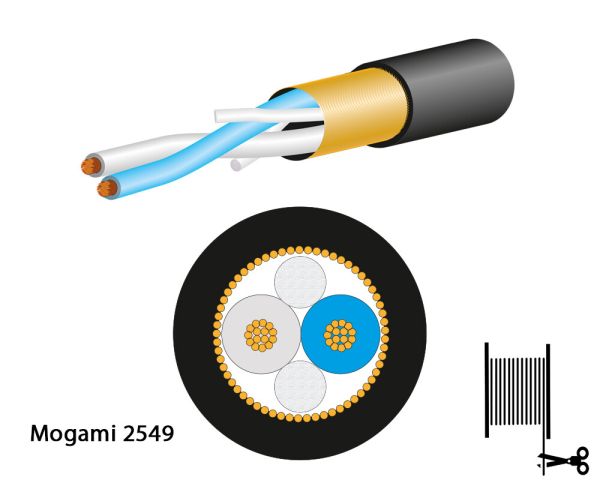 Mogami 2549 Mikrofonkabel, Neglex, Ø 6,0 mm
