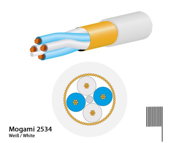 Mogami 2534 Mikrofonkabel, Neglex Quad, Ø 6,0 mm