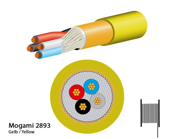Mogami 2893-44 Microphone Cable, Neglex Quad Miniatur, Ø 4,8 mm