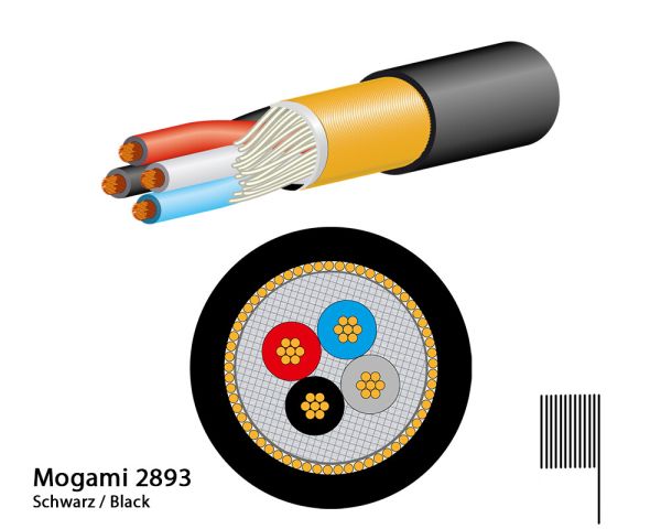 Mogami 2893-00 Microphone Cable, Neglex Quad Miniatur, Ø 4,8 mm