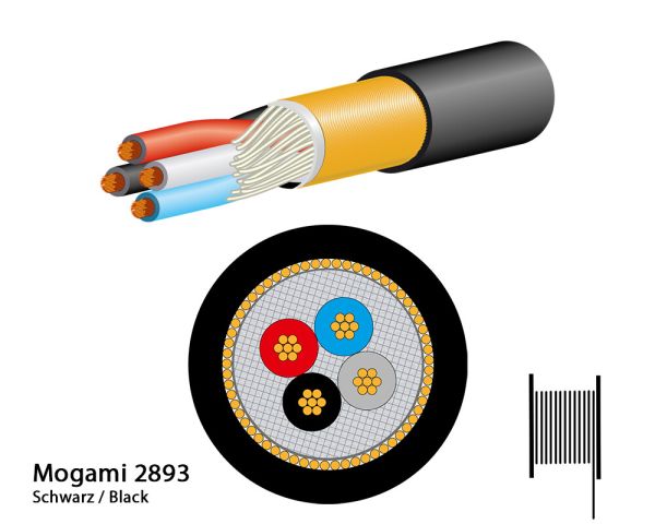 Mogami 2893-40 Microphone Cable, Neglex Quad Miniatur, Ø 4,8 mm
