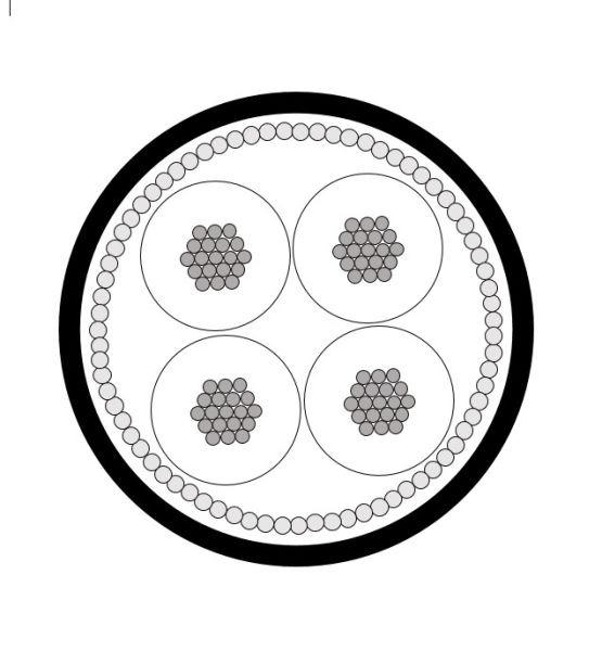 Mogami 3313-40 miniatur cable, UL Standard, 4-wire (4x #28AWG)