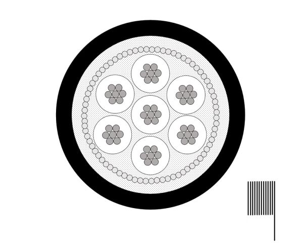 Mogami 2642 Controller cable 7-way, 100 meter roll