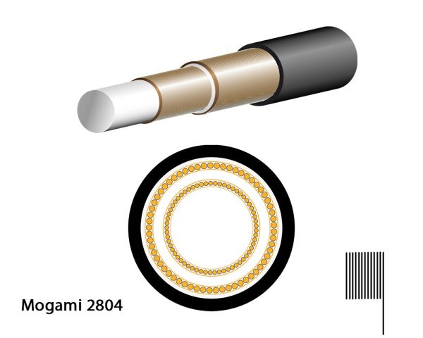 Mogami 2804 HiFi cable f. Speaker, Ø 3,6mm